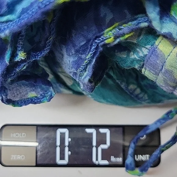 Jane Ashley Vintage 100% Cotton Tiered Multicolor Maxi Skirt - Size Large - Picture 11 of 11